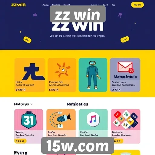 Acessibilidade e navegação no site zz win